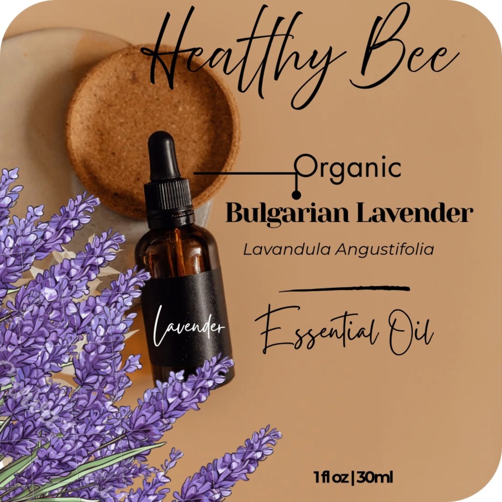 Organic Bulgarian  Lavender  Essential Oil. 1 oz